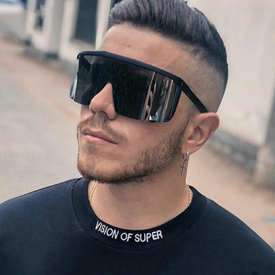 Gafas de Sol Oversized One Piece con Marco Grande - Lentes Graduables para Uso Diario - Image 8