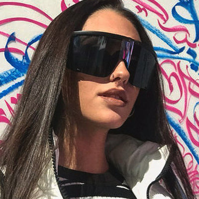 Gafas de Sol Oversized One Piece con Marco Grande - Lentes Graduables para Uso Diario - Image 11