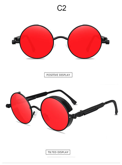 Gafas de Sol Steampunk con Resorte Metálico - Image 3