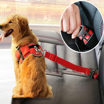 Arnés de Seguridad Ajustable para Mascotas en Auto