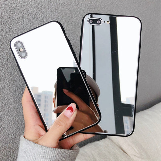 Funda de Vidrio para Selfies con Espejo de Maquillaje - Image 5