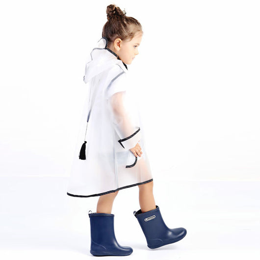 Impermeable Transparente para Niños - Abrigo Lluvia Unisex Poliéster - Image 2