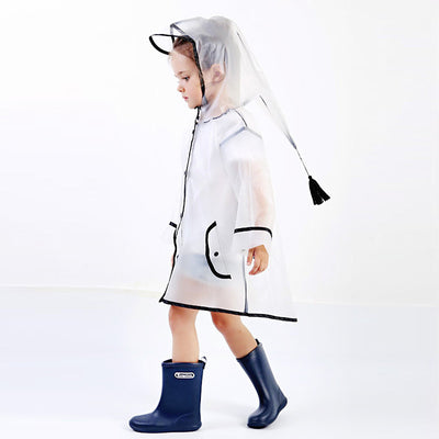 Impermeable Transparente para Niños - Abrigo Lluvia Unisex Poliéster - Image 5