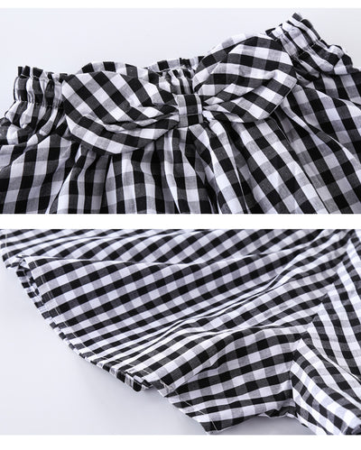 Conjunto Infantil Coreano Estilo Occidental Dos Piezas Manga Corta Verano - Image 9