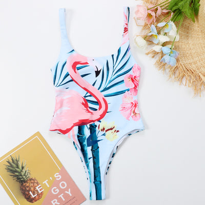 Traje de Baño Flamenco con Espalda Abierta para Mujer - Image 6