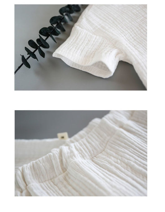 Conjunto Infantil de Verano Algodón y Lino - Playera y Shorts para Niños - Image 16