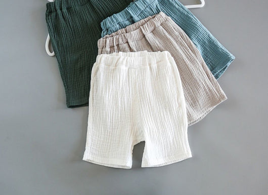 Conjunto Infantil de Verano Algodón y Lino - Playera y Shorts para Niños - Image 17