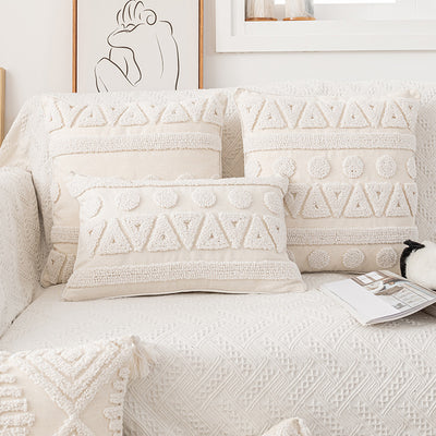Funda de Almohada Nórdica Minimalista Moderna con Costura Tufted Geométrica 3D - Image 15