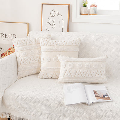 Funda de Almohada Nórdica Minimalista Moderna con Costura Tufted Geométrica 3D - Image 14