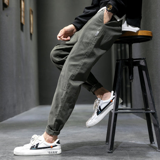 Pantalones Casuales Holgados de Corte Recto para Hombre - Image 3