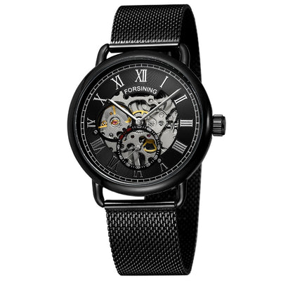 Reloj Mecánico Automático Retro con Correa Hueca Impermeable - Estilo Europeo y Americano - Image 2