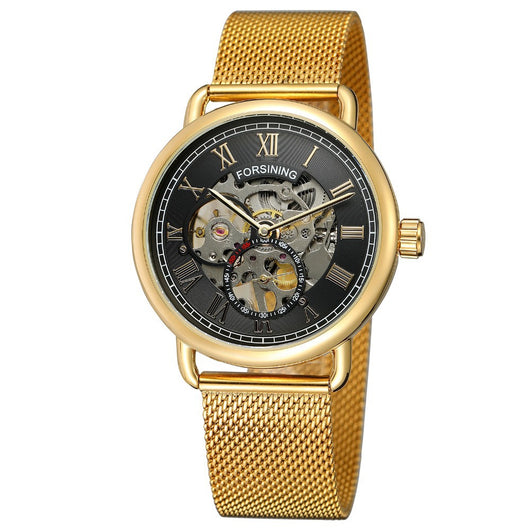 Reloj Mecánico Automático Retro con Correa Hueca Impermeable - Estilo Europeo y Americano - Image 7