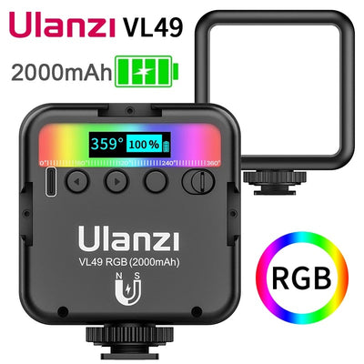 Luz LED RGB Portátil Ulanzi VL49 - Iluminación Profesional de Bolsillo - Image 7