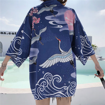 Kimono Japonés Retro para Parejas - Bata Protectora Solar y Pijama - Image 3