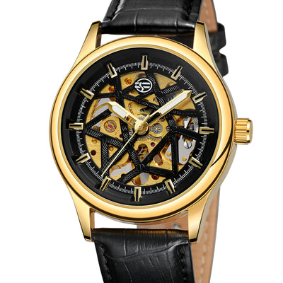 Reloj Mecánico Forsining Dorado Clásico de Lujo para Hombre - Image 5