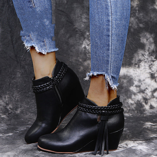 Zapatos de Moda para Mujer con Borlas y Trenzado Oversize - Image 7