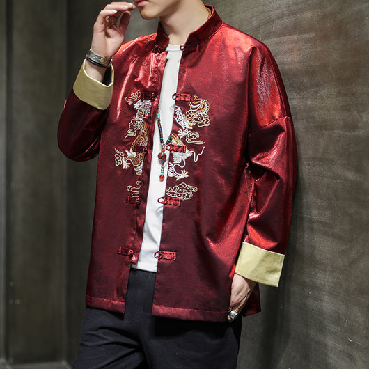 Chaqueta Hanfu con Botones Bordados - Abrigo Estilo Tang Retro - Image 7