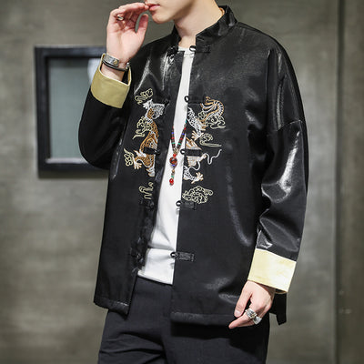 Chaqueta Hanfu con Botones Bordados - Abrigo Estilo Tang Retro - Image 9