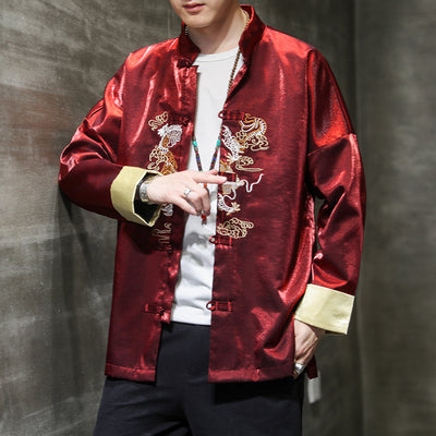 Chaqueta Hanfu con Botones Bordados - Abrigo Estilo Tang Retro - Image 3