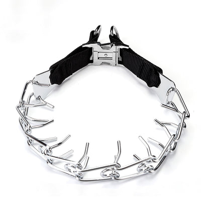Collar de Cadena de Hierro Ajustable para Adiestramiento Canino - Image 10