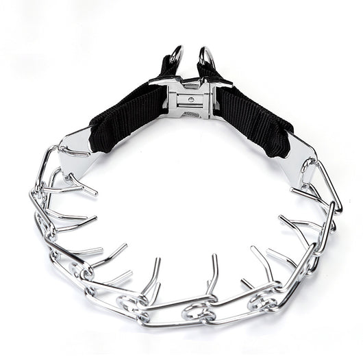 Collar de Cadena de Hierro Ajustable para Adiestramiento Canino - Image 10