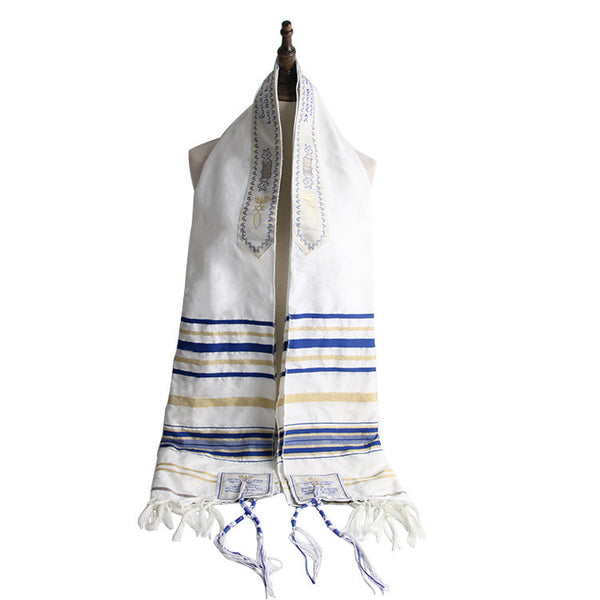 Chal de Oración Religioso Étnico 110x160cm - Mantón para Culto y Adoración