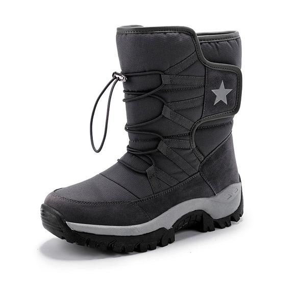 Botas de Invierno para Mujer Impermeables Calidez Garantizada Botines de Caña Media