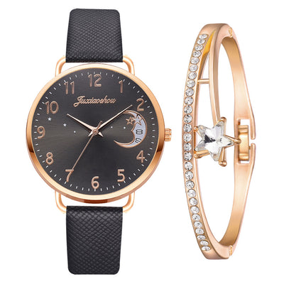 Reloj de Cuarzo para Mujer con Diseño Luna - Elegante y Versátil - Image 7