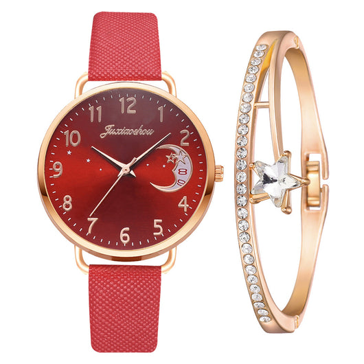 Reloj de Cuarzo para Mujer con Diseño Luna - Elegante y Versátil - Image 15