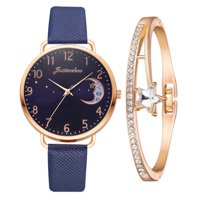 Reloj de Cuarzo para Mujer con Diseño Luna - Elegante y Versátil - Image 16