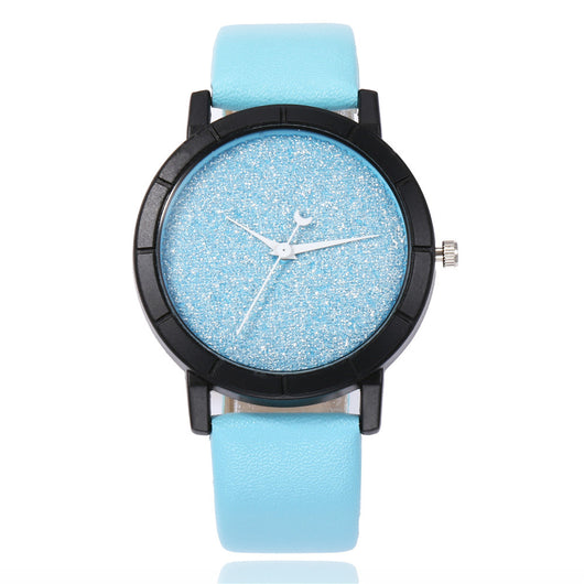 Reloj de Pulsera Cuarzo Mujer Diseño Minimalista Girasol - Esfera Mate con Puntero Luna - Image 8