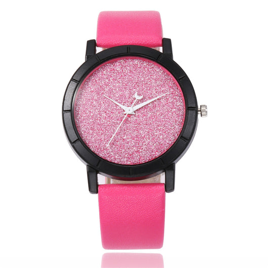 Reloj de Pulsera Cuarzo Mujer Diseño Minimalista Girasol - Esfera Mate con Puntero Luna - Image 12