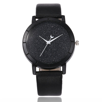 Reloj de Pulsera Cuarzo Mujer Diseño Minimalista Girasol - Esfera Mate con Puntero Luna - Image 9