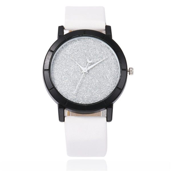 Reloj de Pulsera Cuarzo Mujer Diseño Minimalista Girasol - Esfera Mate con Puntero Luna