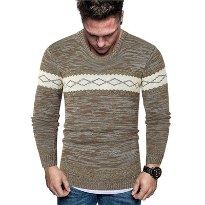 Suéter Casual Cuello Redondo Tejido Versátil para Combinar - Image 10