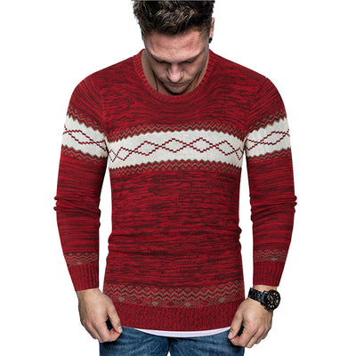 Suéter Casual Cuello Redondo Tejido Versátil para Combinar - Image 5