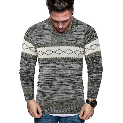 Suéter Casual Cuello Redondo Tejido Versátil para Combinar - Image 4