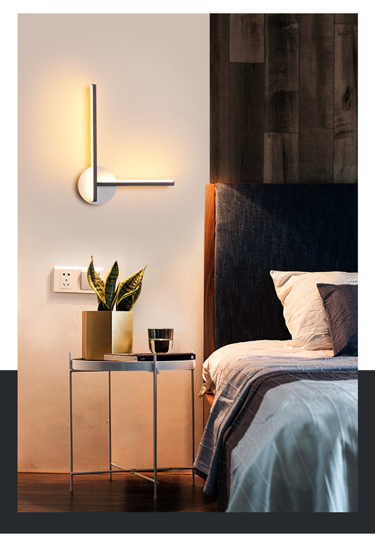 Lámpara de Pared Escandinava Minimalista - Luz de Lujo para Dormitorio y Sala - Image 6