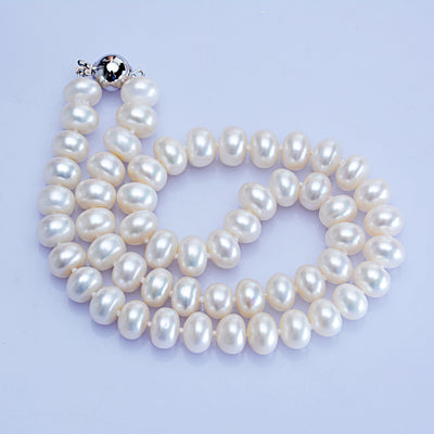 Collar de Perlas de Agua Dulce 10-11mm Redondo Brillante - Joyería Elegante - Image 8