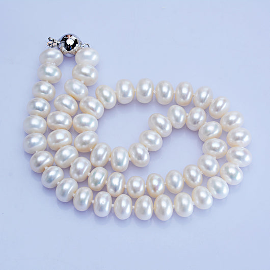 Collar de Perlas de Agua Dulce 10-11mm Redondo Brillante - Joyería Elegante - Image 8