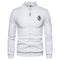 Chaqueta de Algodón con Cierre y Cuello Alto para Hombre