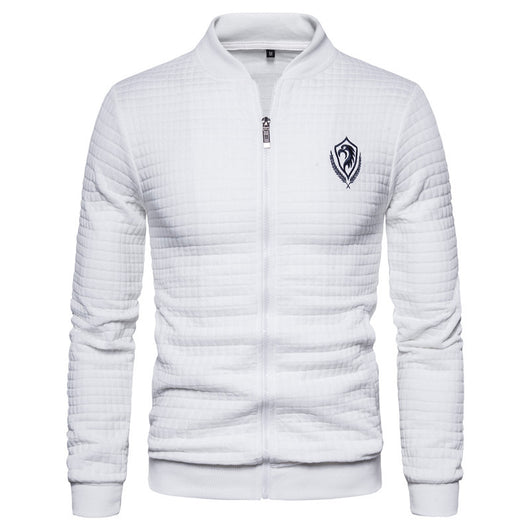 Chaqueta de Algodón con Cierre y Cuello Alto para Hombre - Image 4