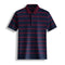 Camiseta Casual Hombre Rayas Solapa Manga Corta