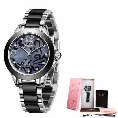 Reloj de Cerámica para Mujer - Diseño Elegante de Lujo - Image 2