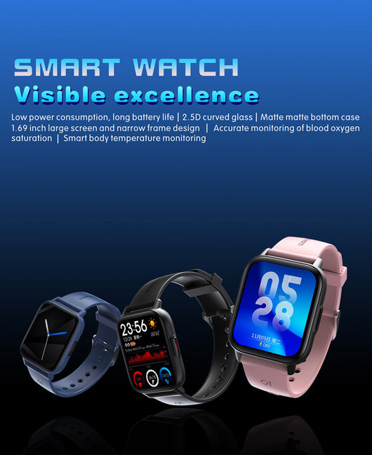 Smartwatch XL Ym12 con Monitoreo Cardíaco y Oxígeno en Sangre - Image 4