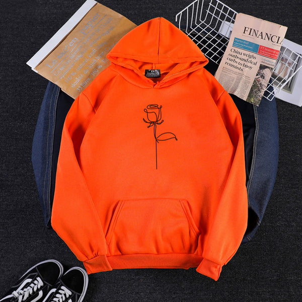 Rosa Graffiti: Diseño Suelto y Minimalista