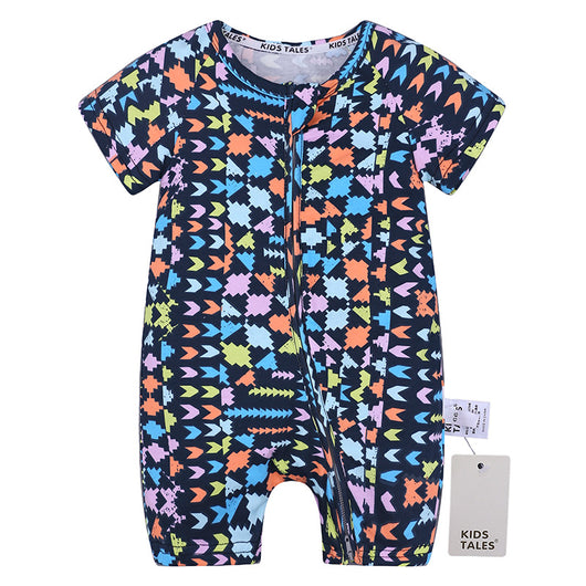 Enterizo Infantil de Algodón para Verano - Romper Estampado para Bebés - Image 37