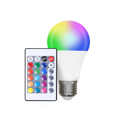 Foco LED Inteligente RGB 16 Colores con Control Remoto y Atenuación