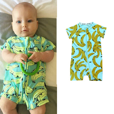 Enterizo Infantil de Algodón para Verano - Romper Estampado para Bebés - Image 3