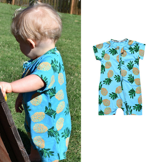 Enterizo Infantil de Algodón para Verano - Romper Estampado para Bebés - Image 9